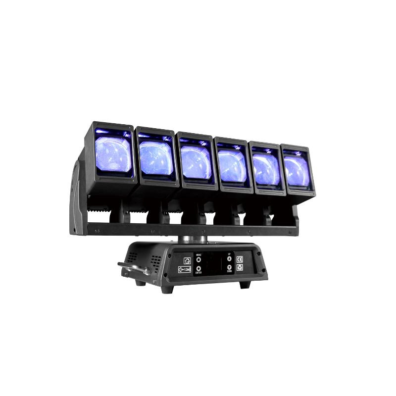LEDムービングヘッド 6×60w スイングビームバーvl-660s - COLD RIVER