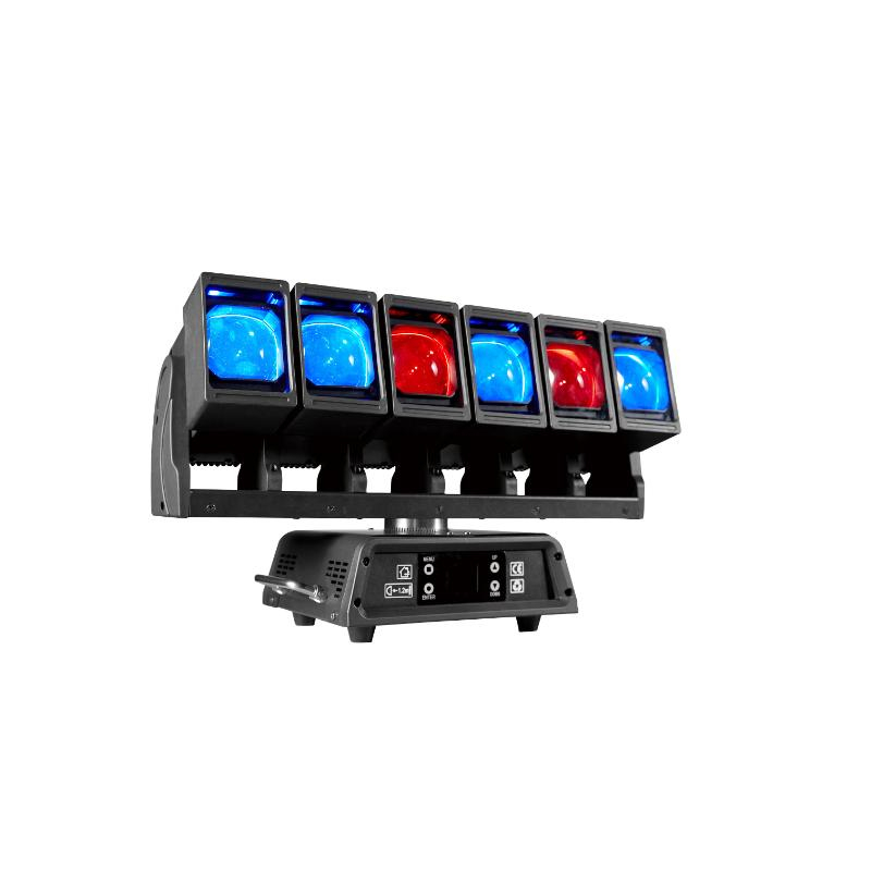 LED ムービングヘッド6×60w　スイングビームバー