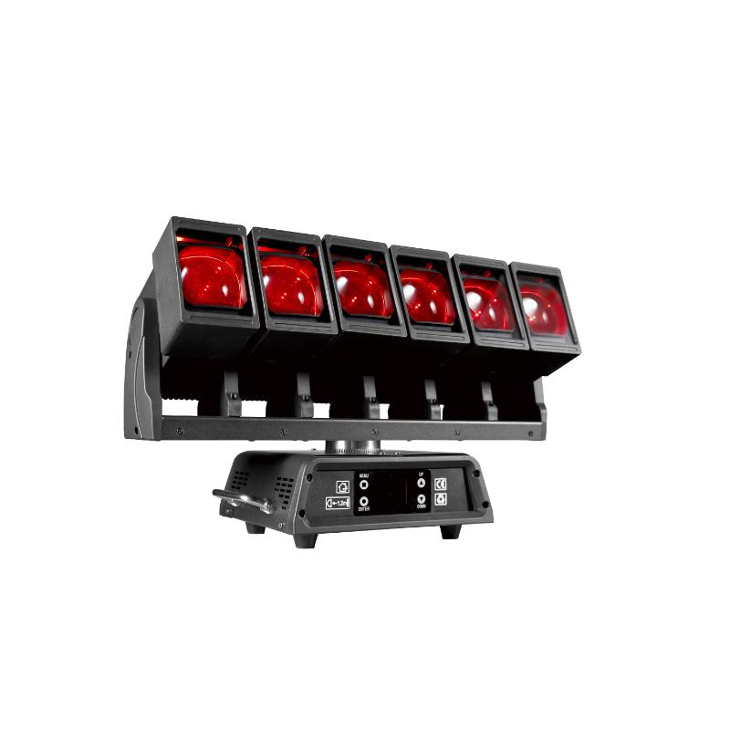 LED ムービングヘッド6×60w　スイングビームバー