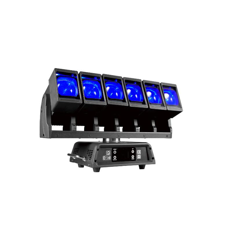 LED ムービングヘッド6×60w　スイングビームバー