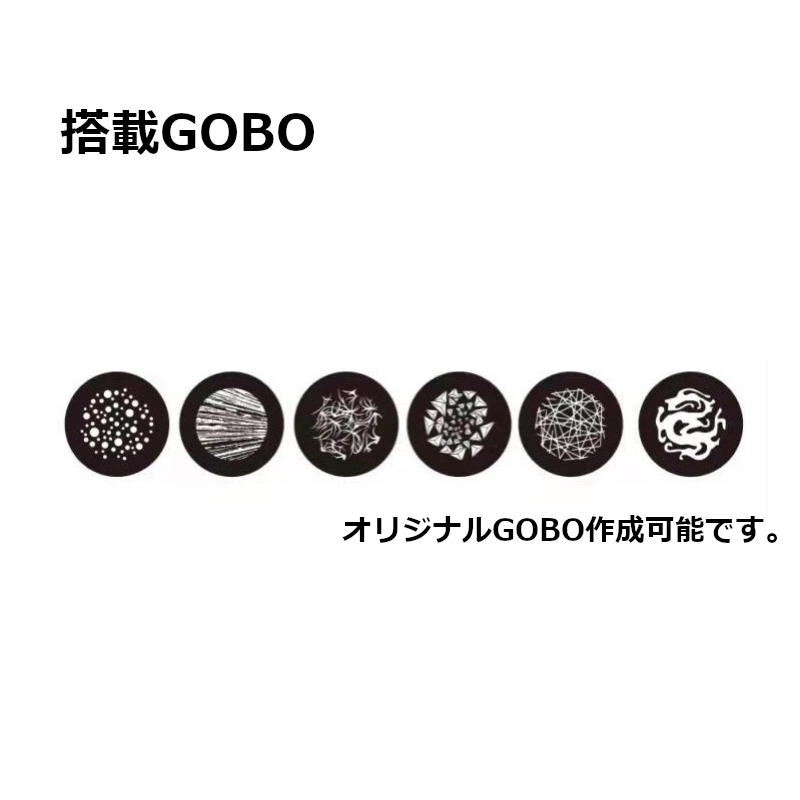 LED防水300wGOBOプロジェクターライトZOOM