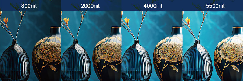 LEDビジョン　輝度