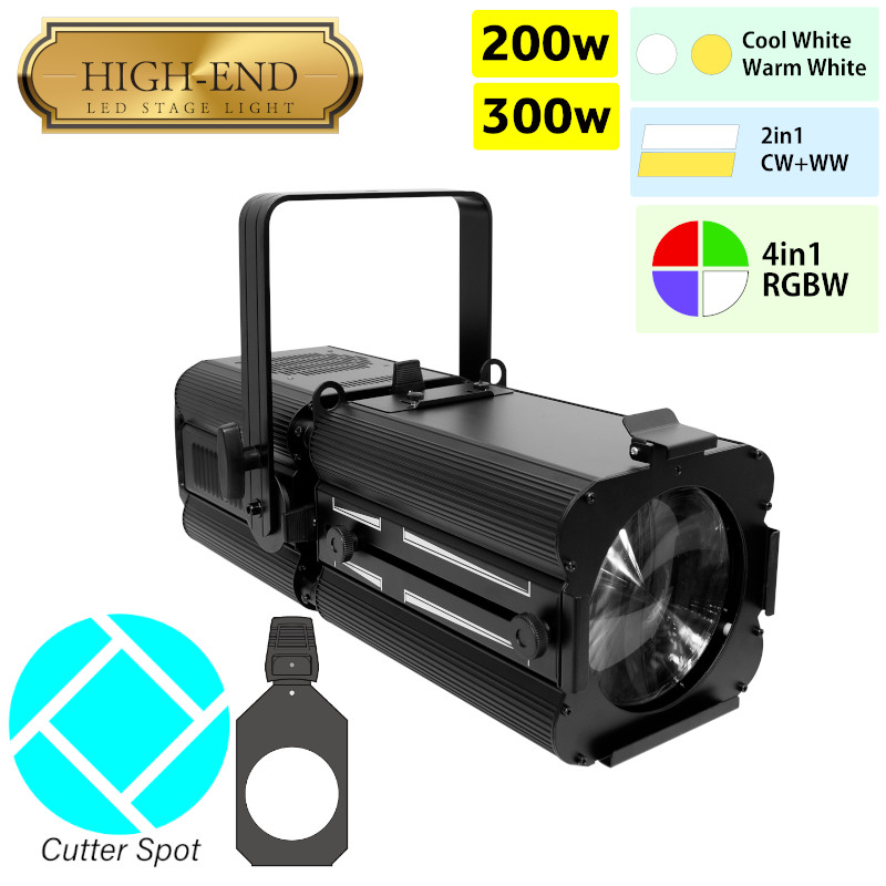 LEDプロファイルライト 200/300w ZOOM17-50° W/WA/RGBW