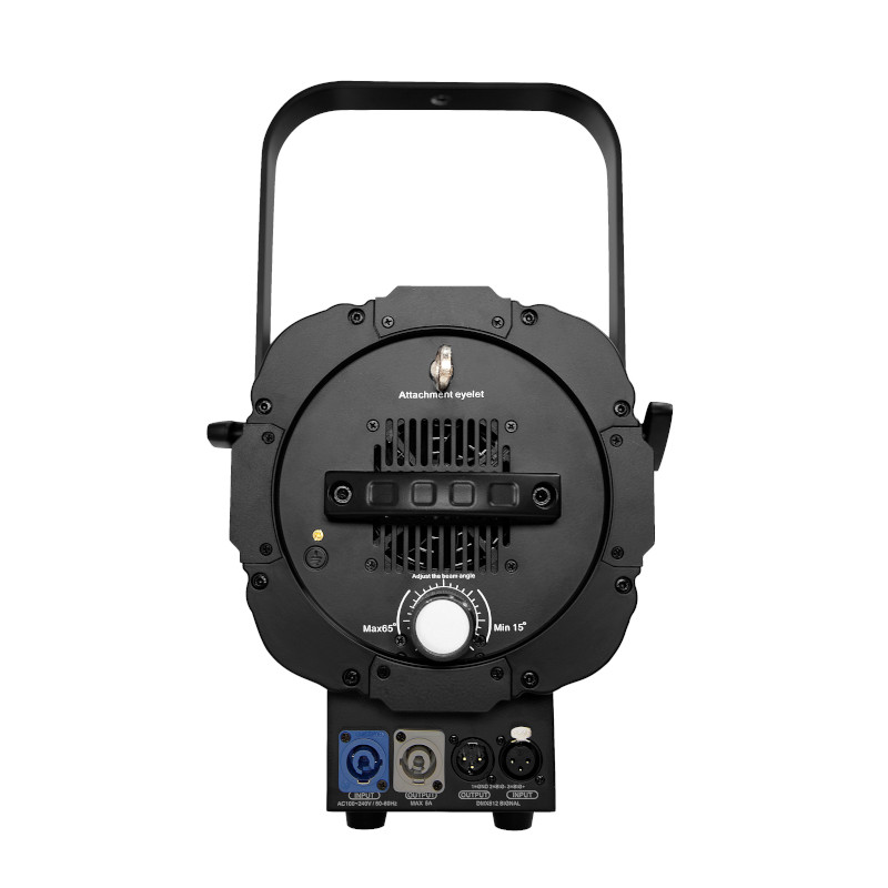 LEDズームフレネルライト 200W 15-65°W/WA/RGBW