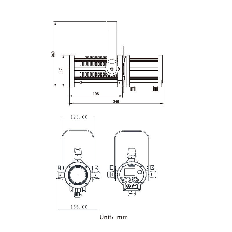LED 60w ズーム プロファイルスポットライト