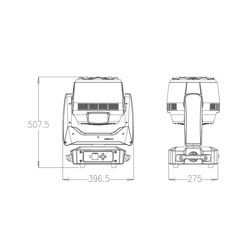 LEDムービングヘッド80w(60w)×7個 4in1
